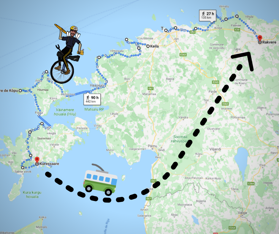 Map-Of-Unicycle-Trip